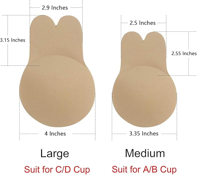 Sujetador invisible con cinta para levantar el pecho